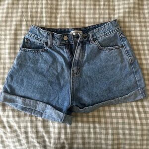 Pull&Bear Blue Denim Shorts size 24